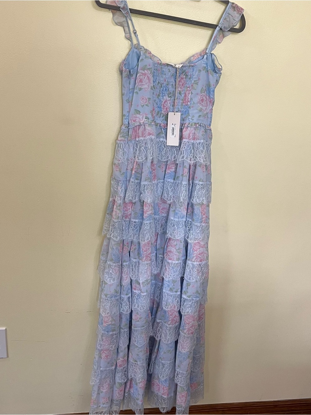 NEW NEW Altar’d State Blue and Pink Rhiannon Floral Maxi Dress Size XS, S, & L - Picture 16 of 16